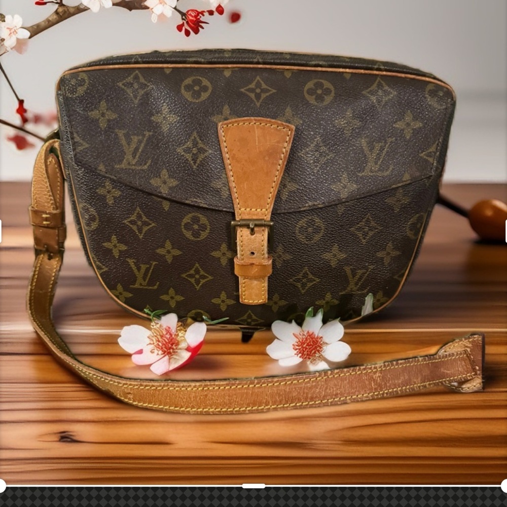 Louis Vuitton Monogram Crossbody Bag in Brown and Tan - Picture 2 of 13